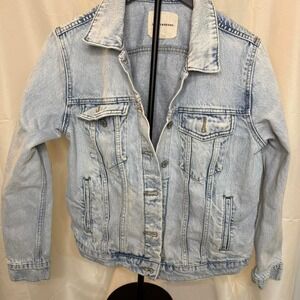 Lucky Brand Denim Jacket Ladies Light Blue